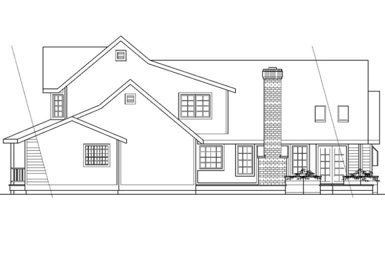 Country House Plan #035-00034 Elevation Photo