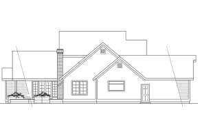 Country House Plan #035-00034 Elevation Photo