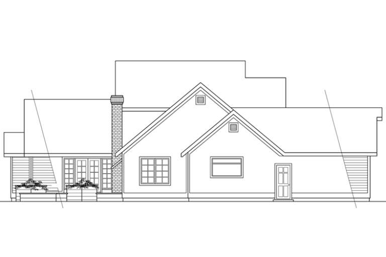 Country House Plan #035-00034 Elevation Photo