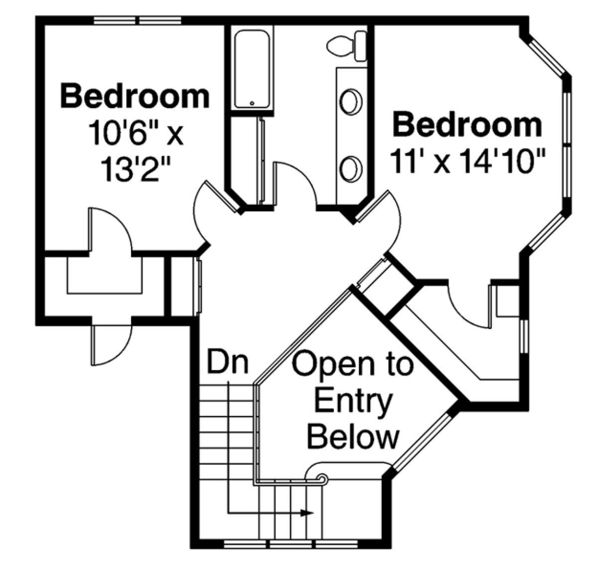 Floorplan 2 for House Plan #035-00034