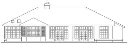 Southwest House Plan #035-00035 Elevation Photo