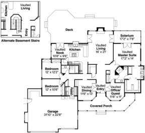 Floorplan for House Plan #035-00036
