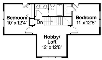 Floorplan 2 for House Plan #035-00039