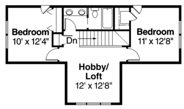 House Plan House Plan #688 Drawing 2