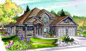 Traditional House Plan #035-00040 Elevation Photo