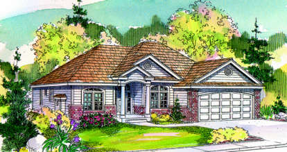 3 Bed, 2 Bath, 1825 Square Foot House Plan - #035-00041