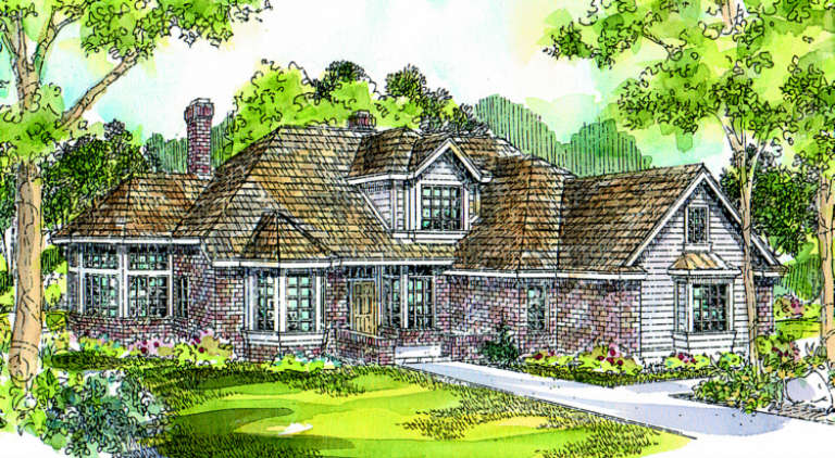 House Plan House Plan #691 Front Elevation