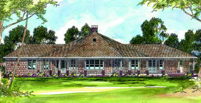 4 Bed, 3 Bath, 2568 Square Foot House Plan - #035-00053