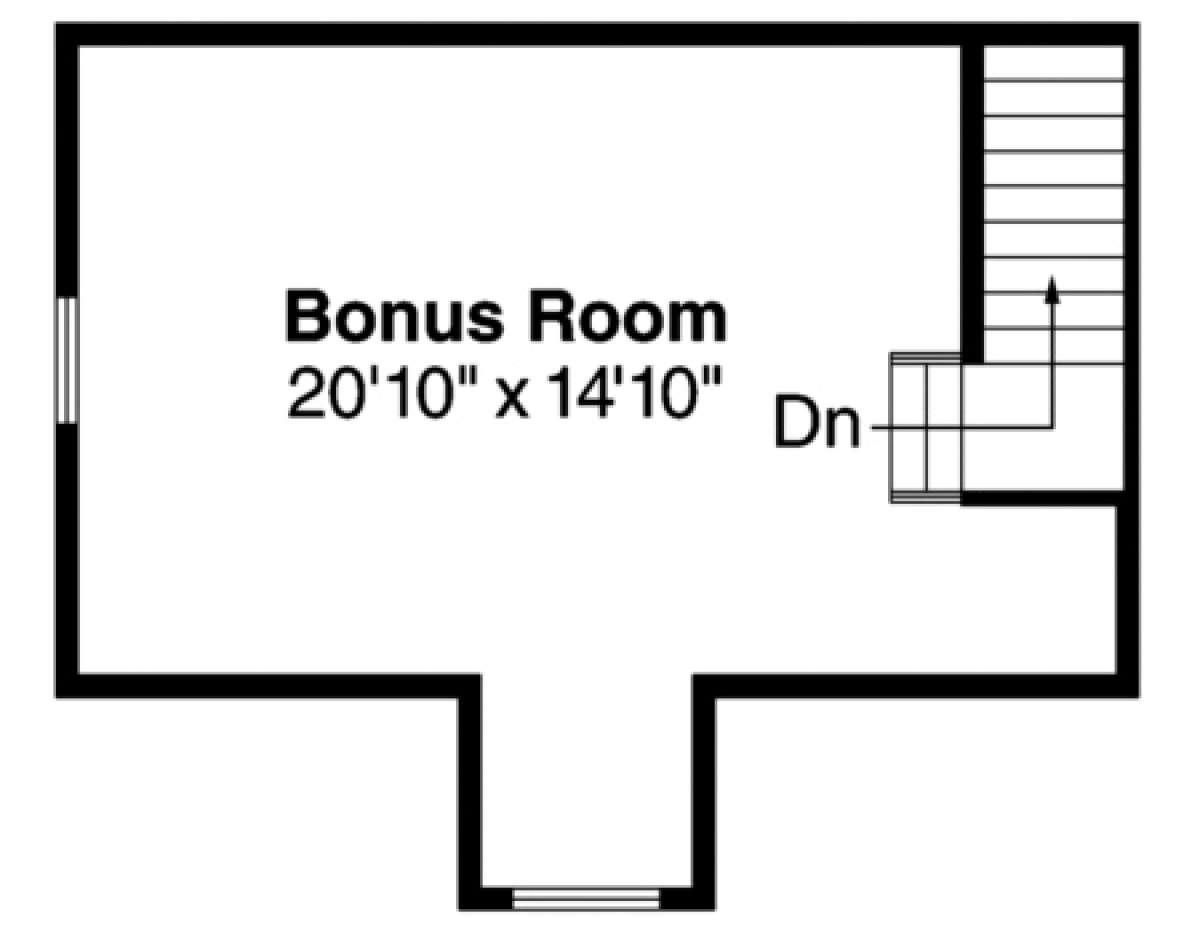 Second Floor for House Plan #035-00054