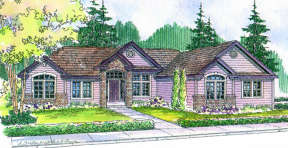 Contemporary House Plan #035-00055 Elevation Photo
