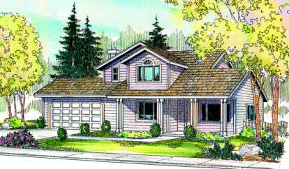 4 Bed, 3 Bath, 1802 Square Foot House Plan - #035-00057