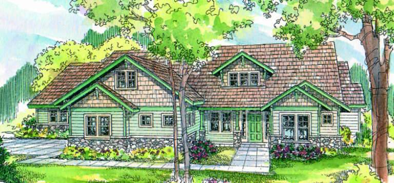 House Plan House Plan #707 Front Elevation
