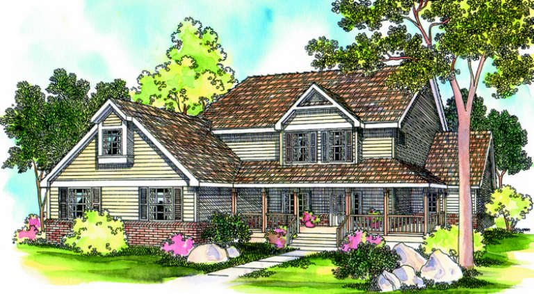 House Plan House Plan #708 Front Elevation