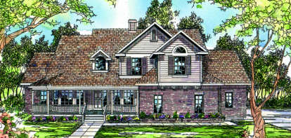3 Bed, 2 Bath, 2486 Square Foot House Plan - #035-00060