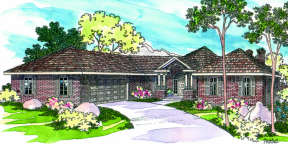 Traditional House Plan #035-00062 Elevation Photo