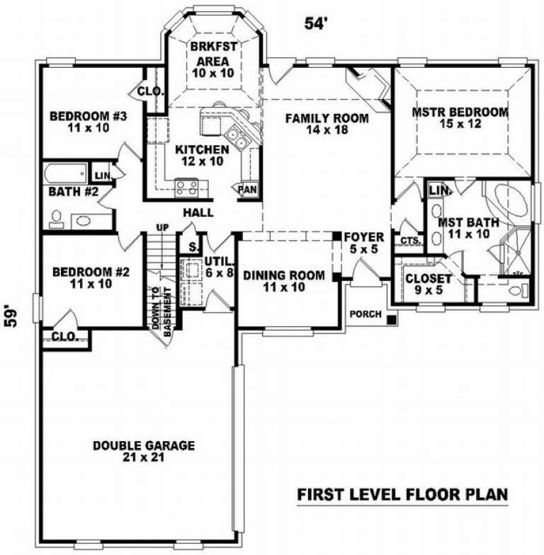 House Plan House Plan #7111 Drawing 1