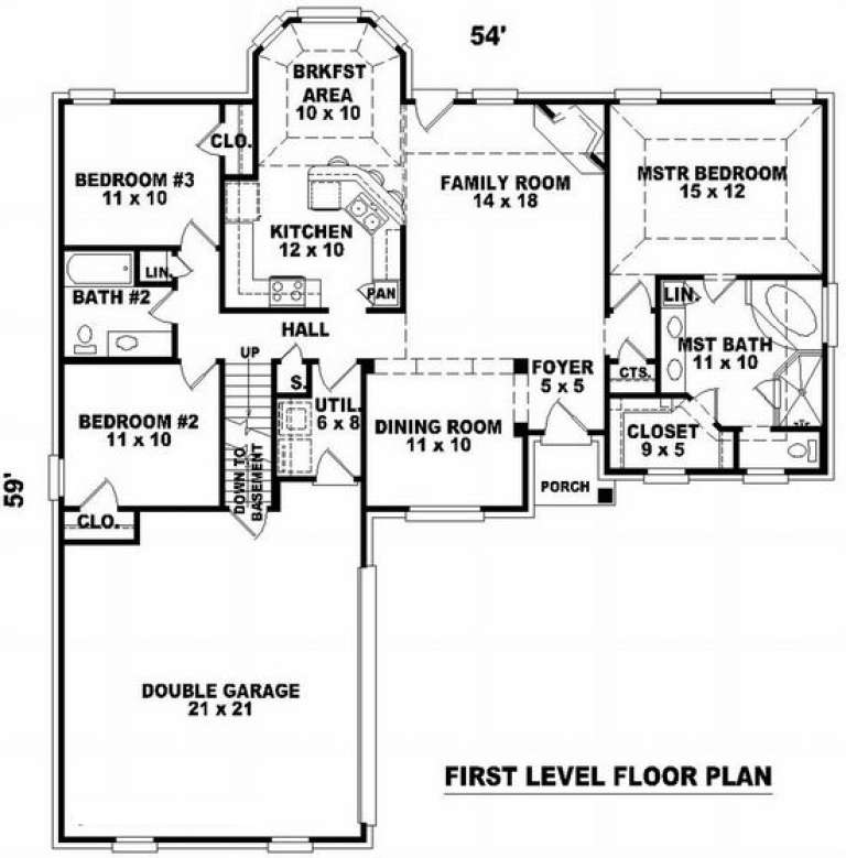 House Plan House Plan #7115 Drawing 1