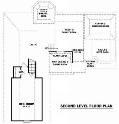 Floorplan 2 for House Plan #053-00494
