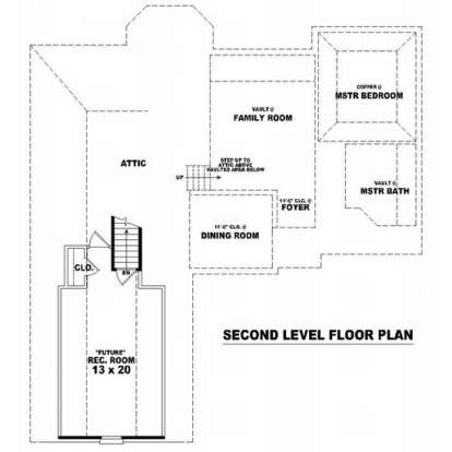 Floorplan 2 for House Plan #053-00499