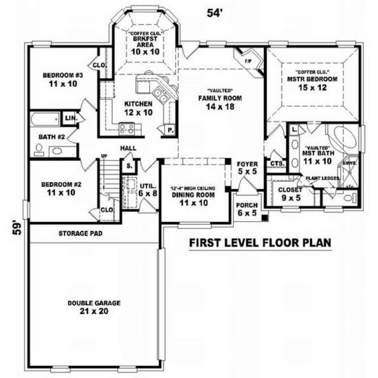 House Plan House Plan #7121 Drawing 1
