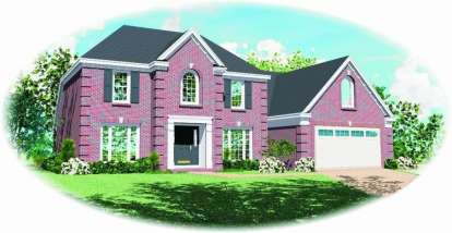 Traditional House Plan #053-00501 Elevation Photo