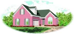 Traditional House Plan #053-00508 Elevation Photo