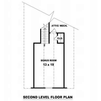 Floorplan 2 for House Plan #053-00509