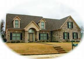 European House Plan #053-00514 Elevation Photo