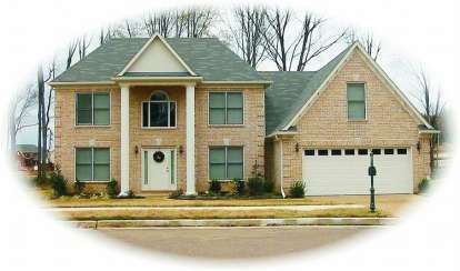 4 Bed, 2 Bath, 2301 Square Foot House Plan - #053-00515