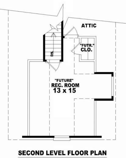 Floorplan 2 for House Plan #053-00521