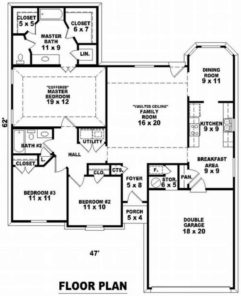 House Plan House Plan #7144 Drawing 1