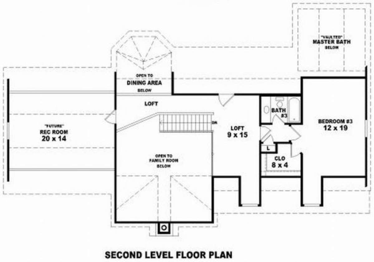 Floorplan 2 for House Plan #053-00525