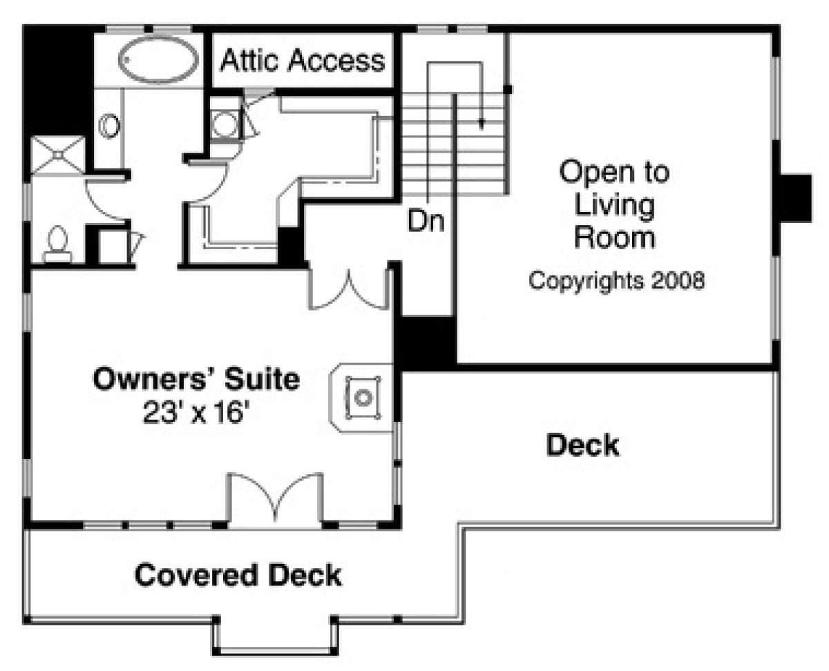 Floorplan 2 for House Plan #035-00066