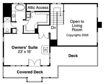 Floorplan 2 for House Plan #035-00066