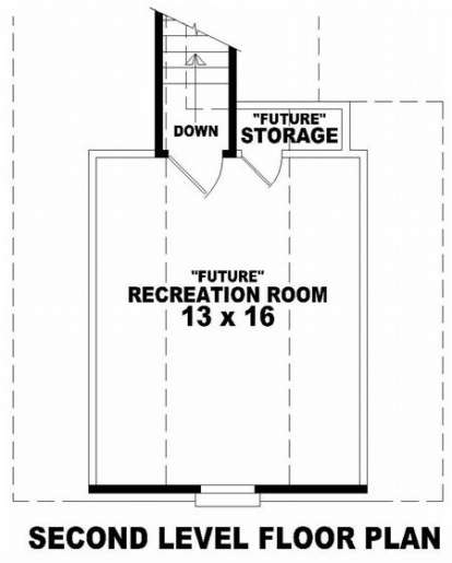 Floorplan 2 for House Plan #053-00535