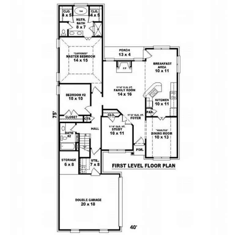 House Plan House Plan #7157 Drawing 1