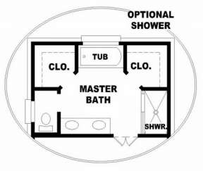 Floorplan 2 for House Plan #053-00539