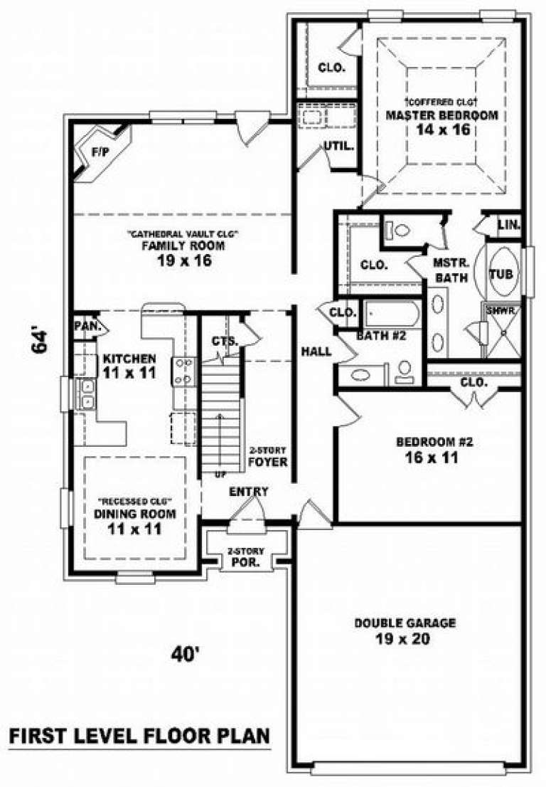 House Plan House Plan #7162 Drawing 1
