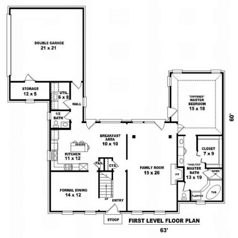 House Plan House Plan #7163 Drawing 1