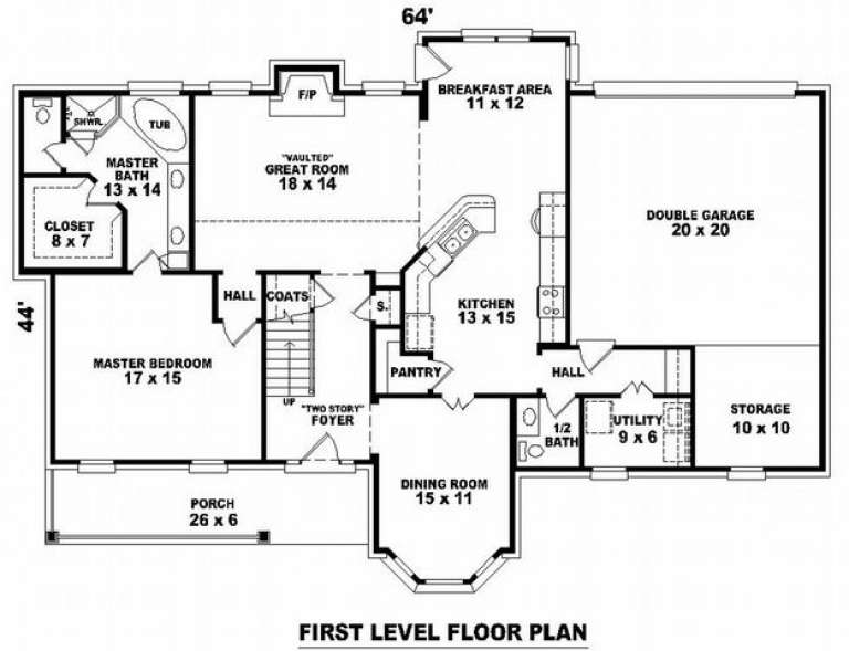 House Plan House Plan #7168 Drawing 1