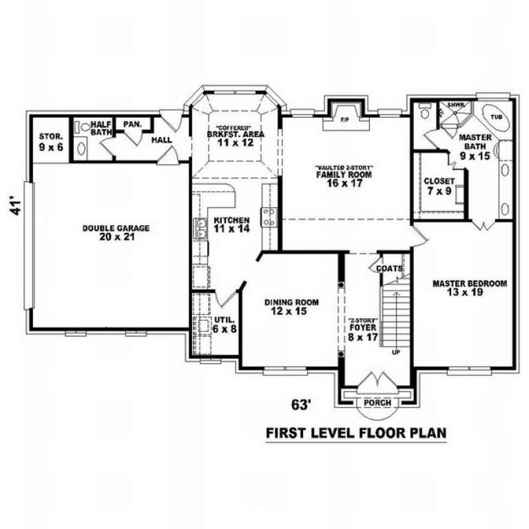 House Plan House Plan #7174 Drawing 1
