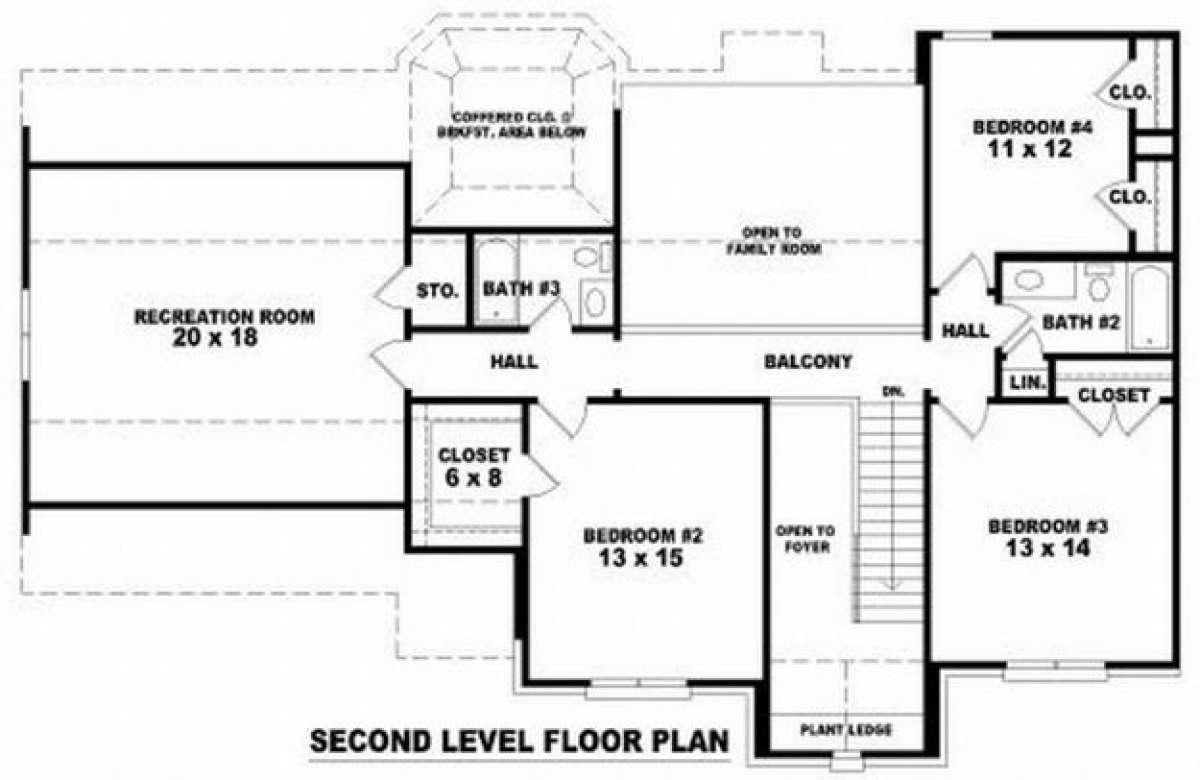 Floorplan 2 for House Plan #053-00554