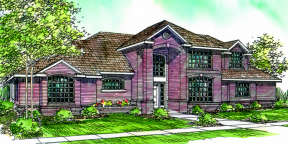 Traditional House Plan #035-00069 Elevation Photo
