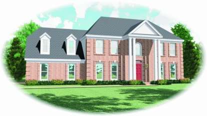 4 Bed, 3 Bath, 2399 Square Foot House Plan - #053-00563