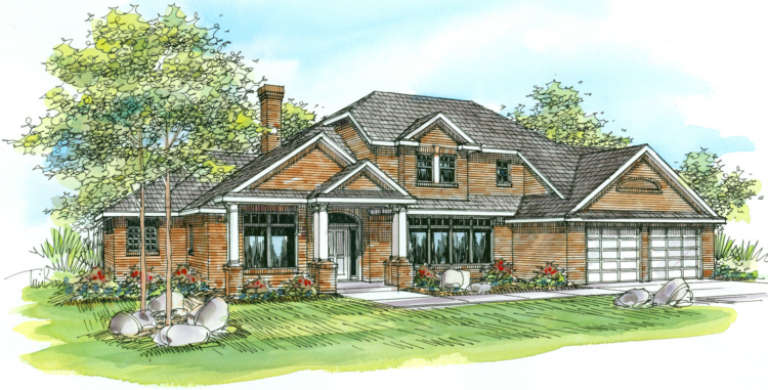 House Plan House Plan #719 Front Elevation
