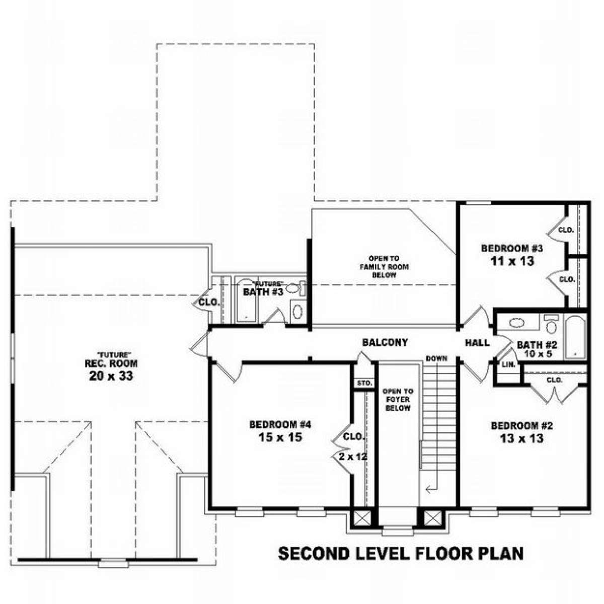 Floorplan 2 for House Plan #053-00571