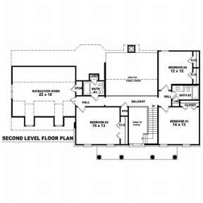 Floorplan 2 for House Plan #053-00574