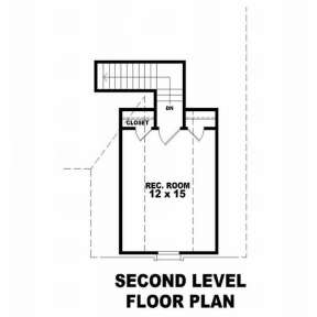 Floorplan 2 for House Plan #053-00577