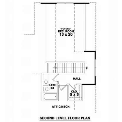 Floorplan 2 for House Plan #053-00581