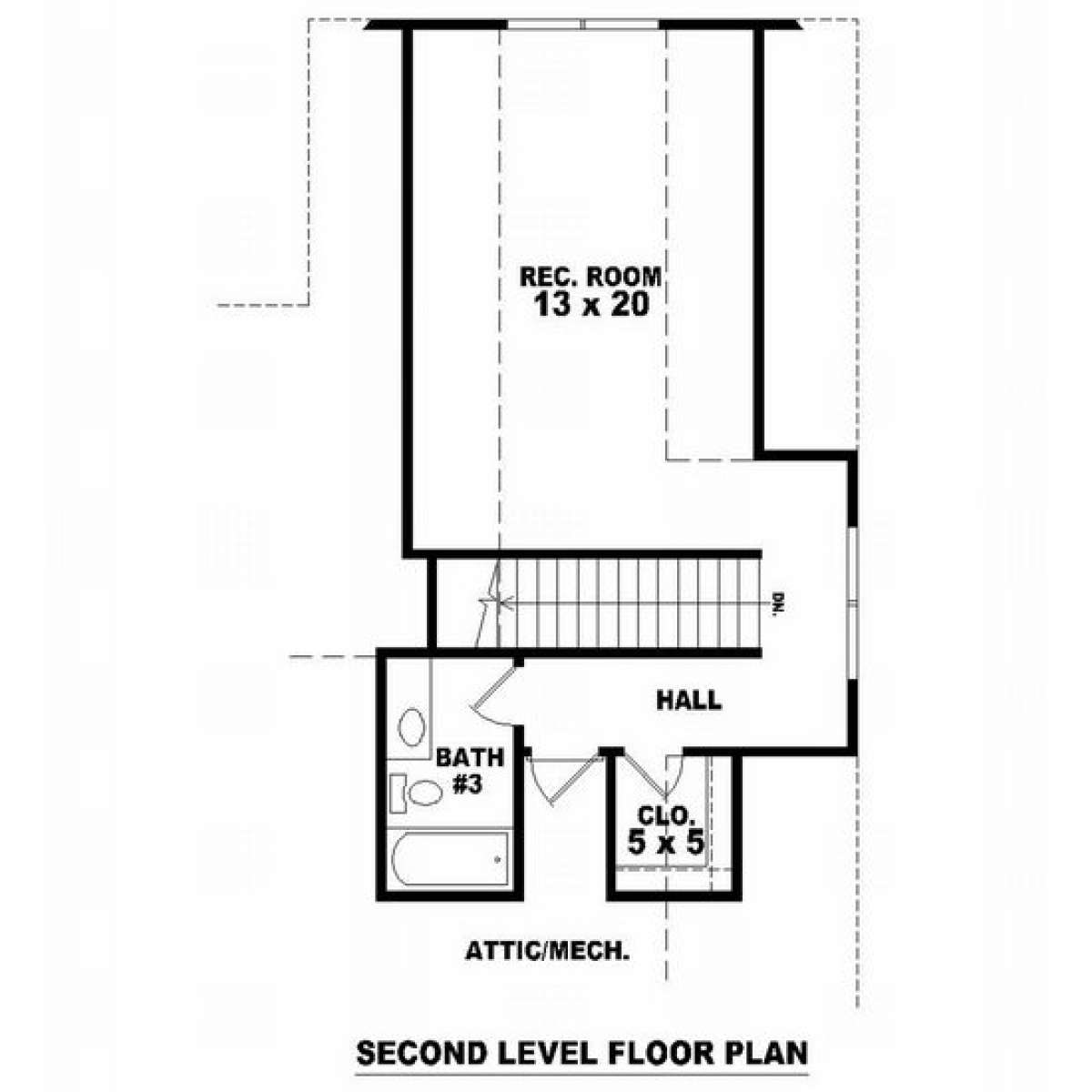 Floorplan 2 for House Plan #053-00582